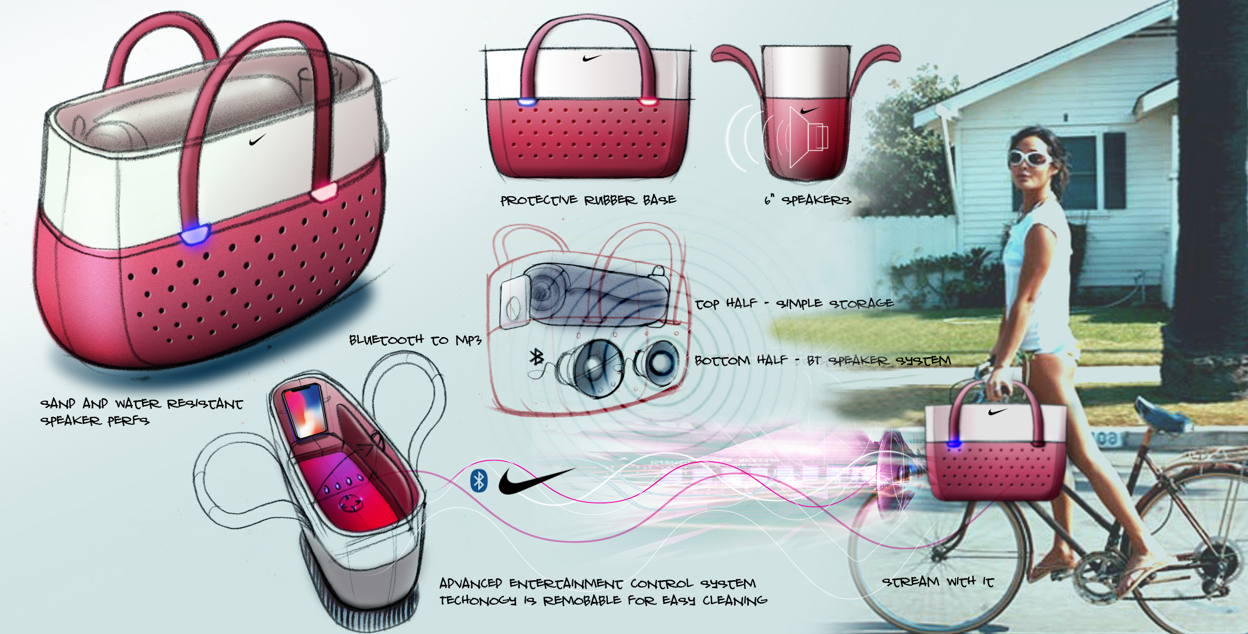 Speaker tote concept